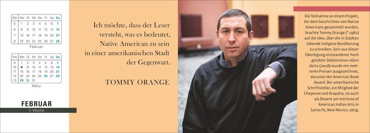 Produktbild: Der literarische Premium-Tischplaner 2027 - Wochenkalender mit Zitaten und Biografien ausgew&auml;hlter Autorinnen und Autoren