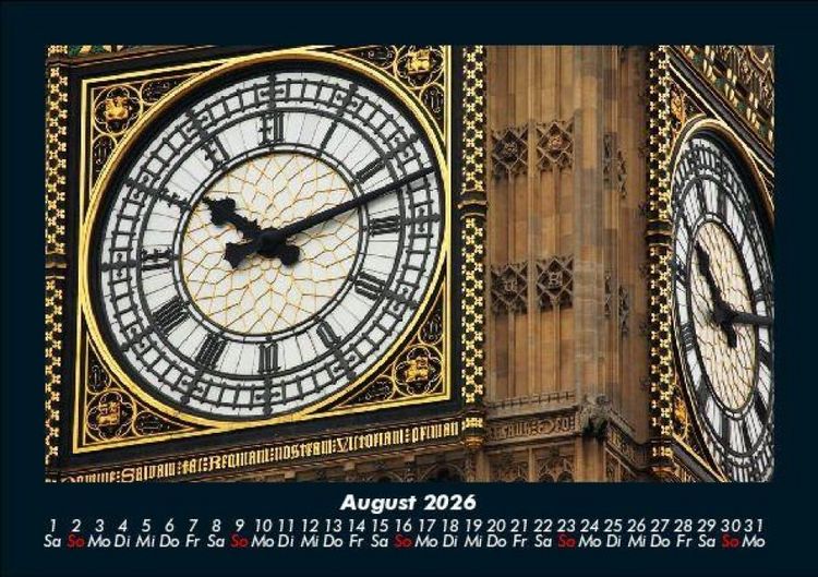 Produktbild: London 2026 Fotokalender DIN A5