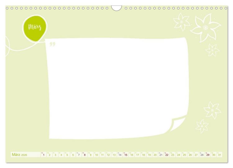 Produktbild: 12 x Motivation - Bastelkalender (Wandkalender 2026 DIN A3 quer), CALVENDO Monatskalender