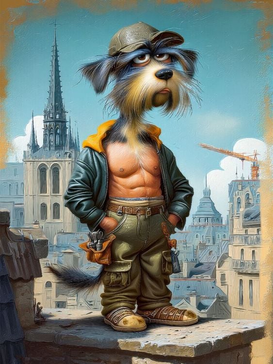 Produktbild: CALVENDO Puzzle Als flinker Dachdecker komme ich hoch hinaus | 1000 Teile Lege-Gr&ouml;&szlig;e 64x48cm Foto-Puzzle f&uuml;r gl&uuml;ckliche Stunden