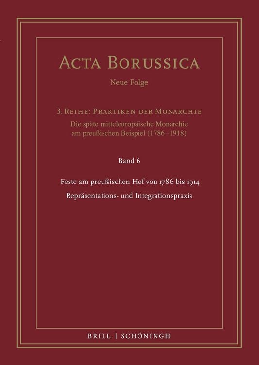 Produktbild: Feste am preu&szlig;ischen Hof von 1786 bis 1914