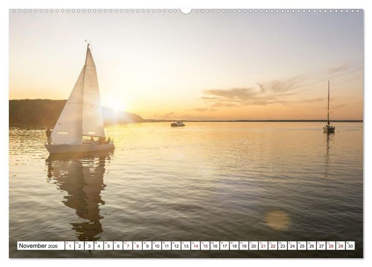 Produktbild: Flensburger F&ouml;rde: Eine Reise durch Deutschlands hohen Norden (hochwertiger Premium Wandkalender 2026 DIN A2 quer), Kunstdruck in Hochglanz