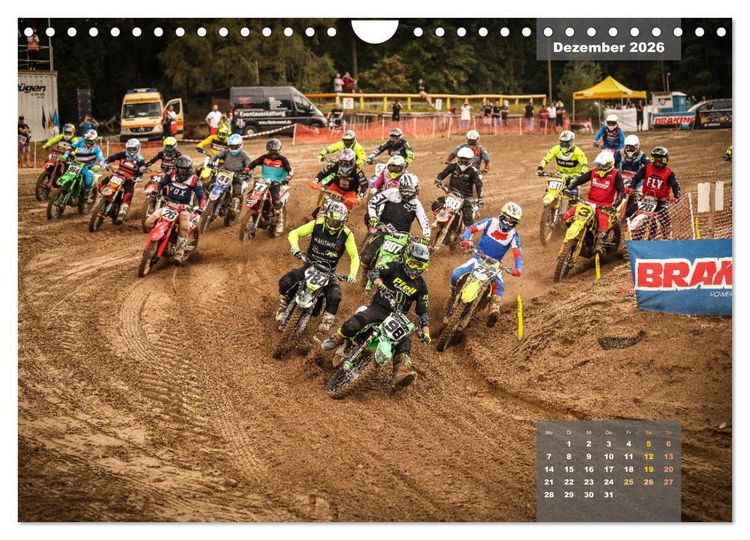 Produktbild: MX-Racing 2026 (Wandkalender 2026 DIN A4 quer), CALVENDO Monatskalender
