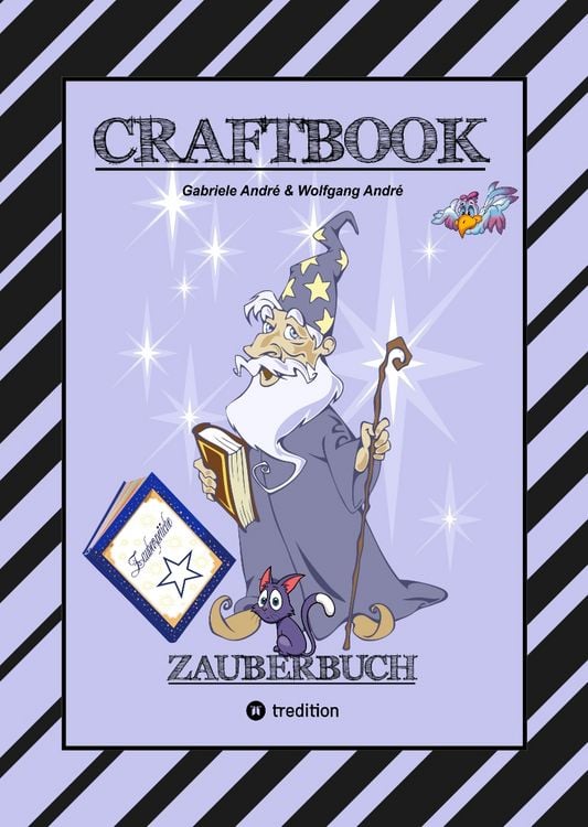 Produktbild: Craftbook - 100 Seiten Magie - Zauberw&ouml;rter - Zauberschrift - Zauberw&uuml;rfelspiel - Magier - Zauberspruch - R&auml;tsel