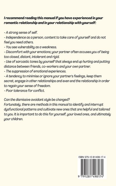 Produktbild: Dismissive Avoidant Attachment