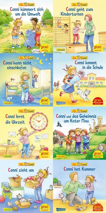 Produktbild: Pixi-8er-Set 300: Neue Abenteuer mit Conni (8x1 Exemplar)