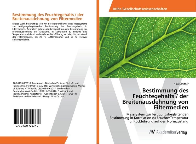 Produktbild: Bestimmung des Feuchtegehalts / der Breitenausdehnung von Filtermedien