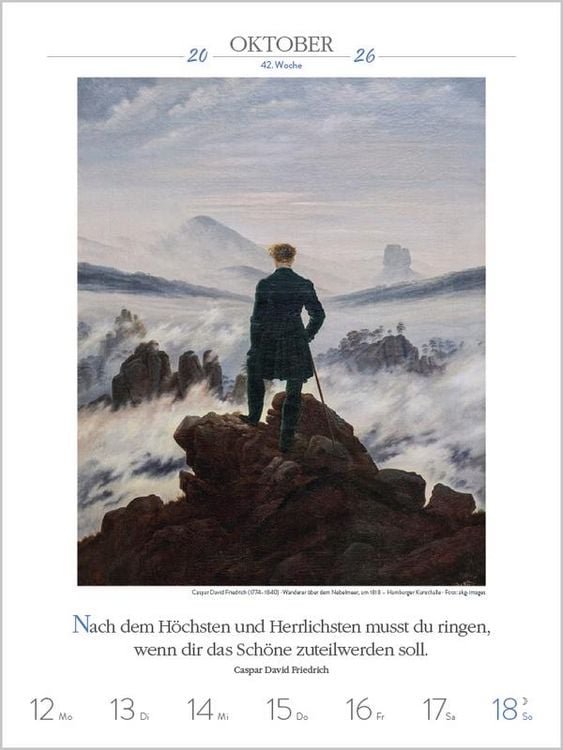 Literaturkalender Kunst 2026