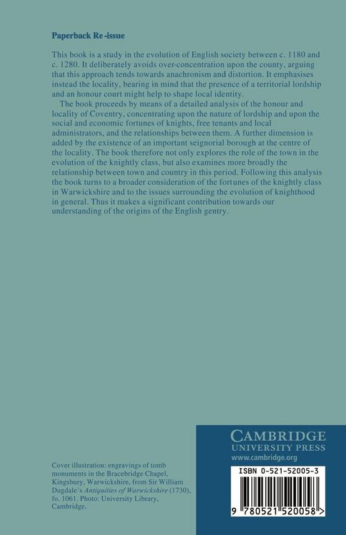 Produktbild: Lordship, Knighthood and Locality