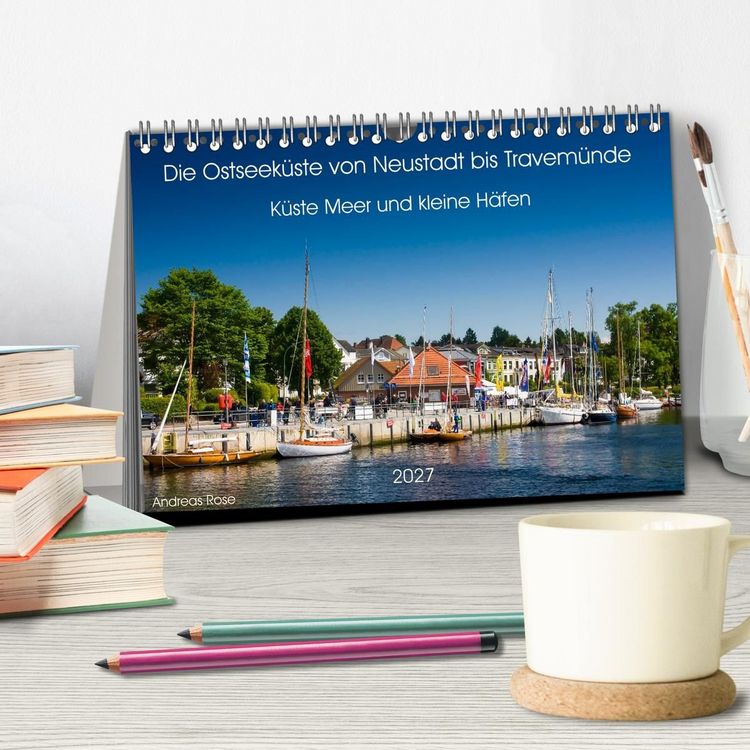 Produktbild: Die Ostseek&uuml;ste von Neustadt bis Travem&uuml;nde (Tischkalender 2027 DIN A5 quer), CALVENDO Monatskalender