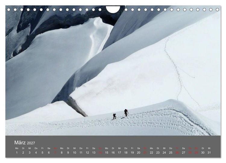 Produktbild: Bergsteigen - Extremsport am Limit (Wandkalender 2027 DIN A4 quer), CALVENDO Monatskalender