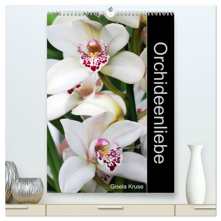 Produktbild: Orchideenliebe (hochwertiger Premium Wandkalender 2026 DIN A2 hoch), Kunstdruck in Hochglanz