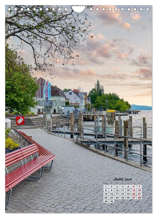 Produktbild: Bodensee Impressionen (Wandkalender 2026 DIN A4 hoch), CALVENDO Monatskalender