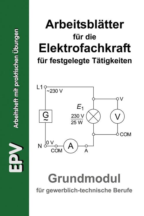 Produktbild: Arbeitsbl&auml;tter f&uuml;r die Elektrofachkraft f&uuml;r festgelegte T&auml;tigkeiten