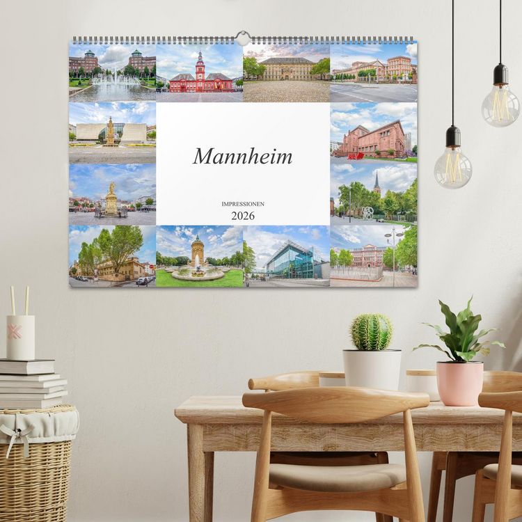 Produktbild: Mannheim Impressionen (Wandkalender 2026 DIN A2 quer), CALVENDO Monatskalender