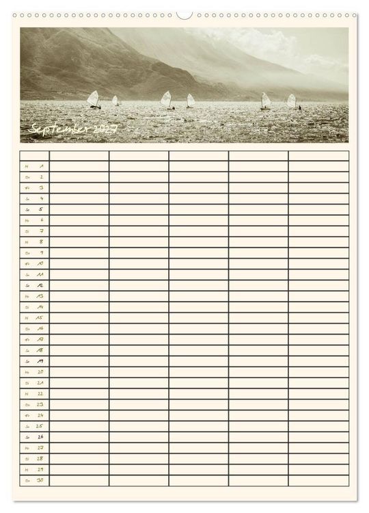Produktbild: Der Gardasee im Norden - Familienplaner 2027 (Wandkalender 2027 DIN A2 hoch), CALVENDO Monatskalender