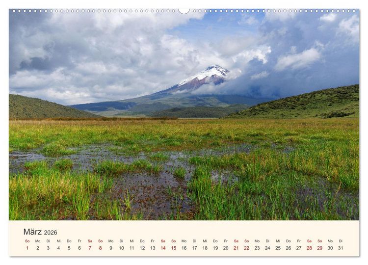 Produktbild: Entdecke Ecuador (hochwertiger Premium Wandkalender 2026 DIN A2 quer), Kunstdruck in Hochglanz