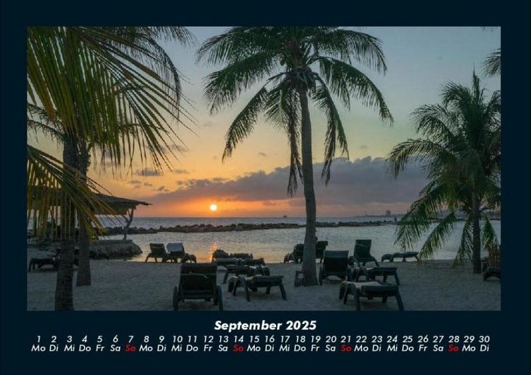 Produktbild: Karibik 2025 Fotokalender DIN A4