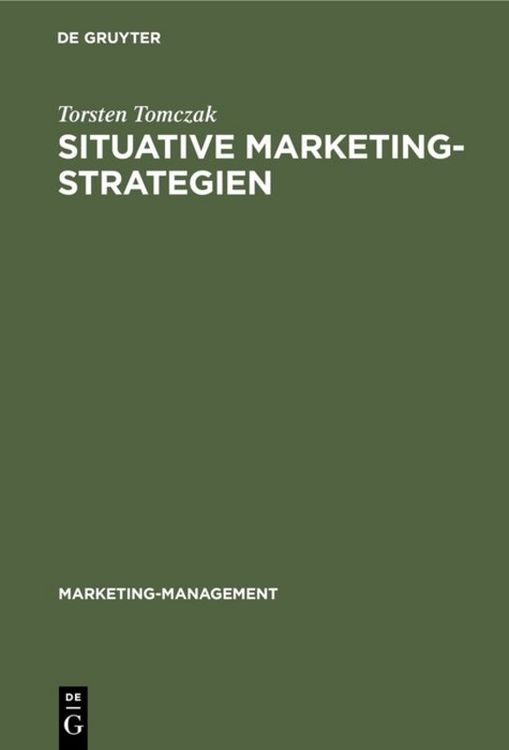 Produktbild: Situative Marketingstrategien