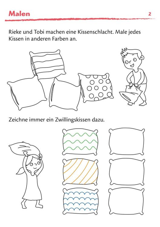 Produktbild: R&auml;tseln f&uuml;r Kita-Kinder: Mein bunter Kindergarten-Block: R&auml;tseln, malen, kombinieren