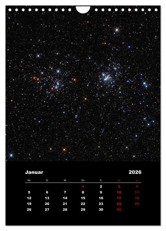 Produktbild: Das Universum (Wandkalender 2026 DIN A4 hoch), CALVENDO Monatskalender