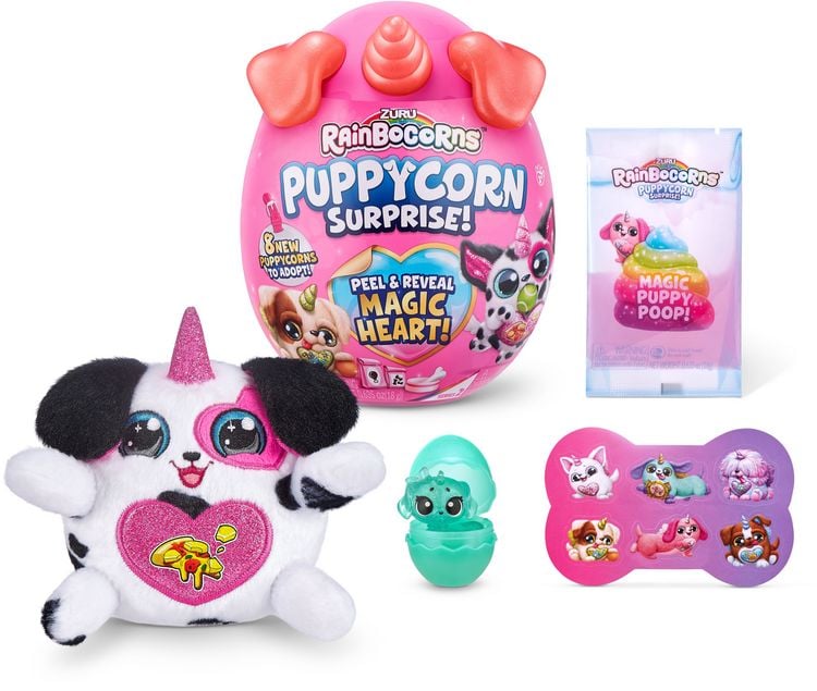 Produktbild: RAINBOCORNS-PUPPYCORN SURPRISE-PLUSH SMALL,S4,SHRINK WRAP,SQ,6PC
