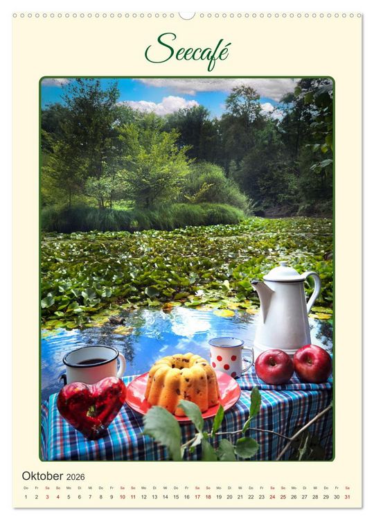Produktbild: Aus Liebe: Picknick f&uuml;r Zwei (Wandkalender 2026 DIN A2 hoch), CALVENDO Monatskalender