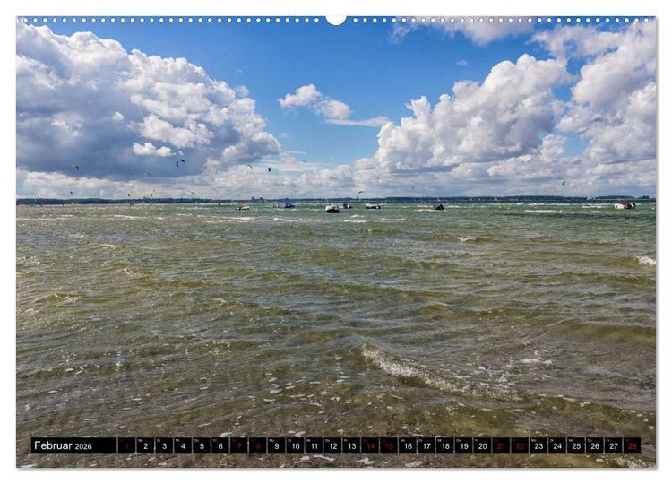 Produktbild: Laboe - Urlaub am Meer (hochwertiger Premium Wandkalender 2026 DIN A2 quer), Kunstdruck in Hochglanz