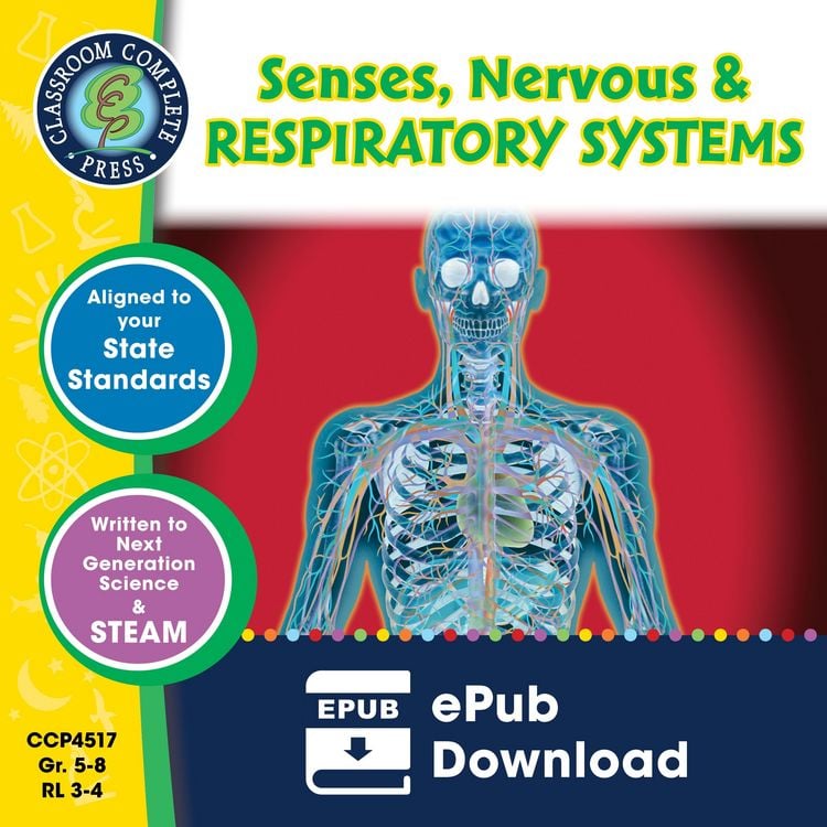 Produktbild: Senses, Nervous & Respiratory Systems Gr. 5-8