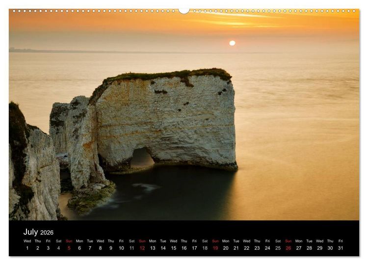 Produktbild: Dorset (High Quality Premium Wall Calendar 2026 DIN A2 landscape),CALVENDO 12 Month Wall Calendar