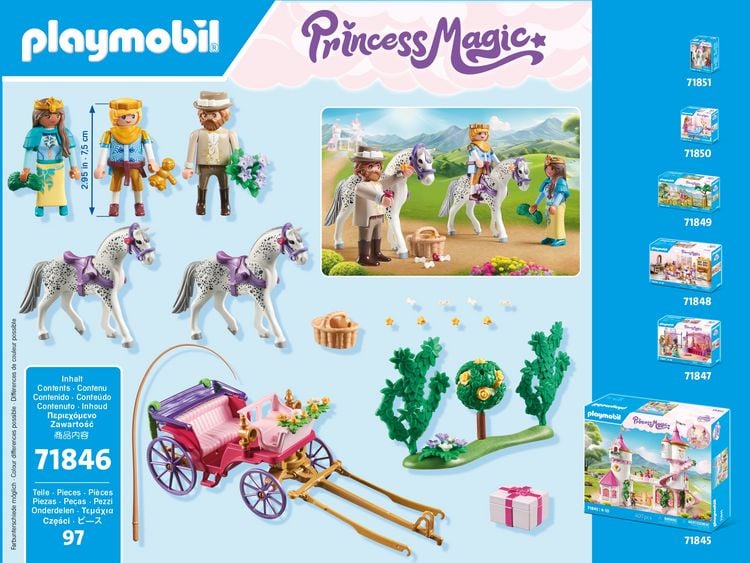 Produktbild: PLAYMOBIL 71846 Kutschfahrt mit Prinzessin und Prinz