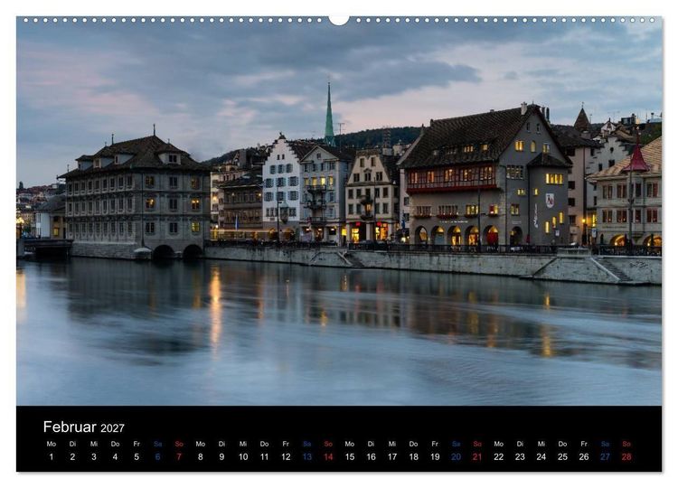 Produktbild: Z&Uuml;RICH - Little Big City (Wandkalender 2027 DIN A2 quer), CALVENDO Monatskalender
