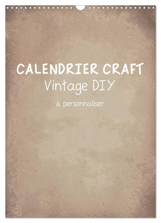 Produktbild: Calendrier Craft Vintage DIY (Calendrier mural 2027 DIN A3 horizontal), CALVENDO calendrier mensuel