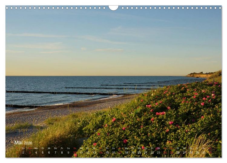 Produktbild: Anblicke und Ausblicke auf Fischland Dar&szlig; (Wandkalender 2026 DIN A3 quer), CALVENDO Monatskalender