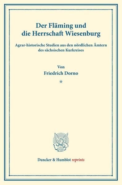 Produktbild: Der Fl&auml;ming und die Herrschaft Wiesenburg.