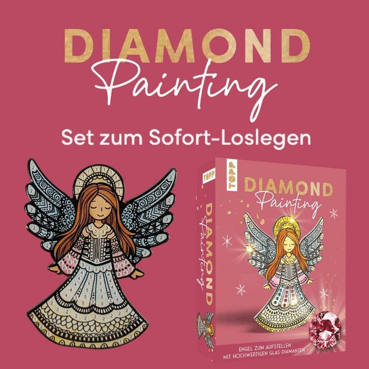 Produktbild: Diamond Painting Set Weihnachtsengel