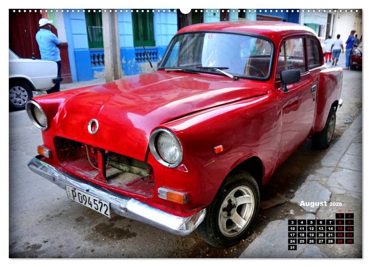 Produktbild: Opel Hits - Deutsche Oldtimer in Kuba (Wandkalender 2026 DIN A2 quer), CALVENDO Monatskalender