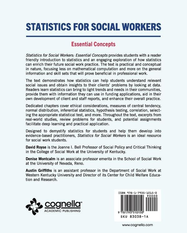 Produktbild: Statistics for Social Workers