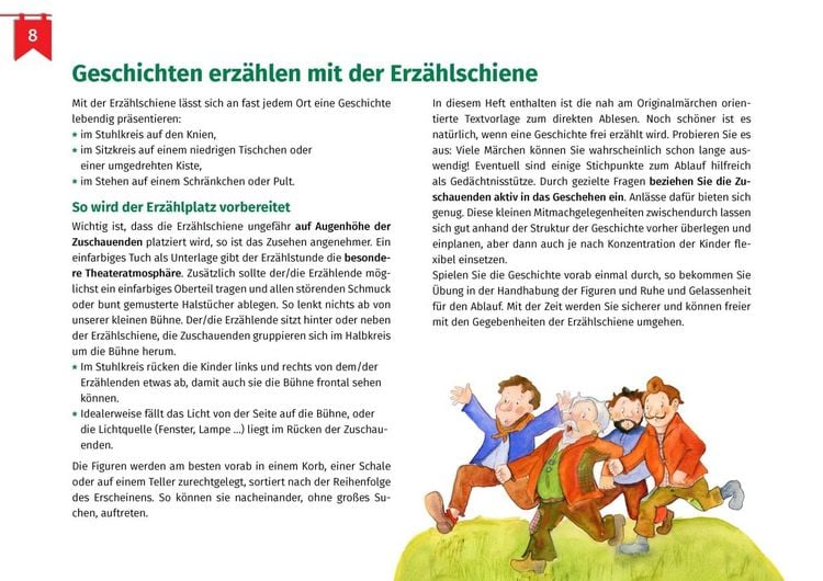 Produktbild: Die Bremer Stadtmusikanten. Erz&auml;hlschienen-Figurenset