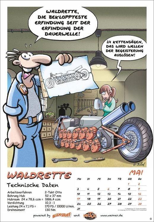 Produktbild: Werner Kalender 2027