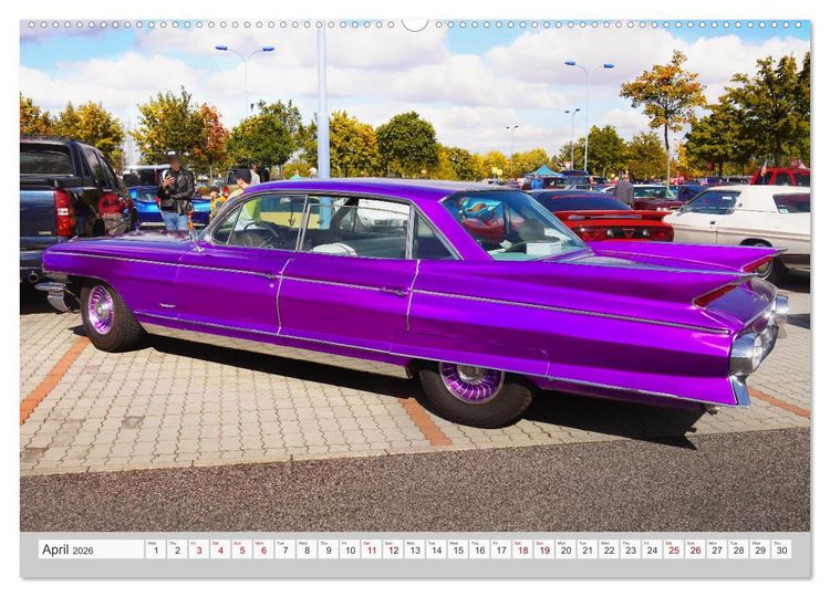 Produktbild: American Classic Cars - Photo collection (Wall Calendar 2026 DIN A2 landscape), CALVENDO 12 Month Wall Calendar