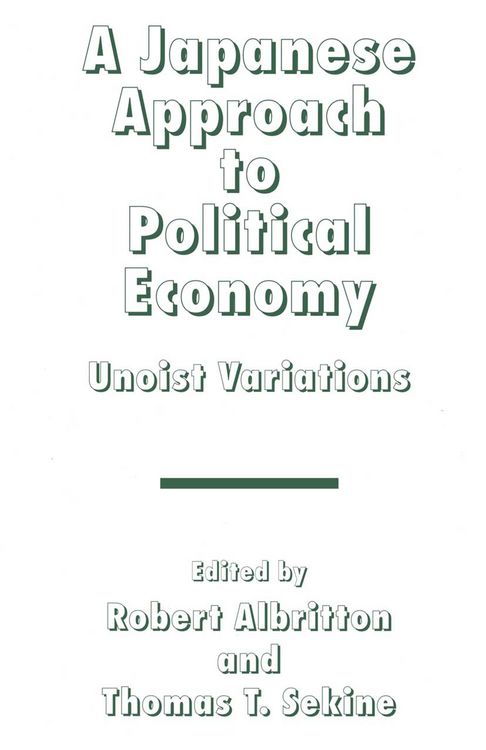 Produktbild: A Japanese Approach to Political Economy
