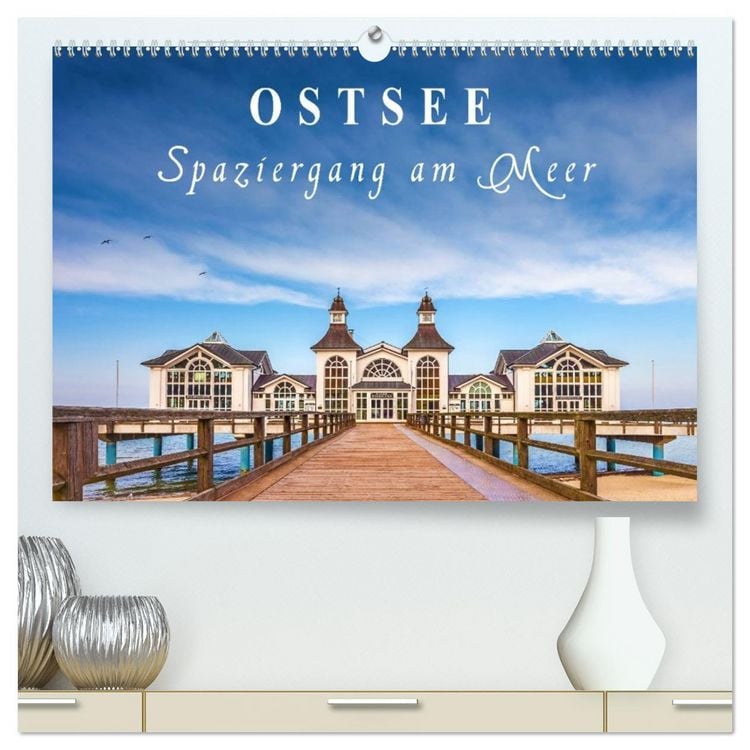 Produktbild: Ostsee - Spaziergang am Meer (hochwertiger Premium Wandkalender 2026 DIN A2 quer), Kunstdruck in Hochglanz
