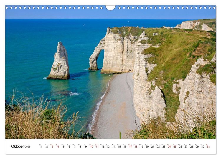 Produktbild: Normandie - zwischen Land und Meer (Wandkalender 2026 DIN A3 quer), CALVENDO Monatskalender
