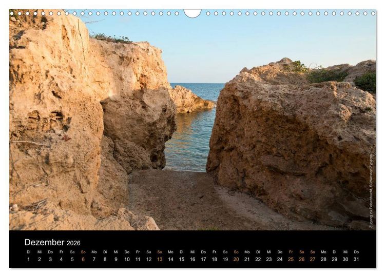 Produktbild: Zypern &ndash; Cyprus &ndash; Kypros (Wandkalender 2026 DIN A3 quer), CALVENDO Monatskalender