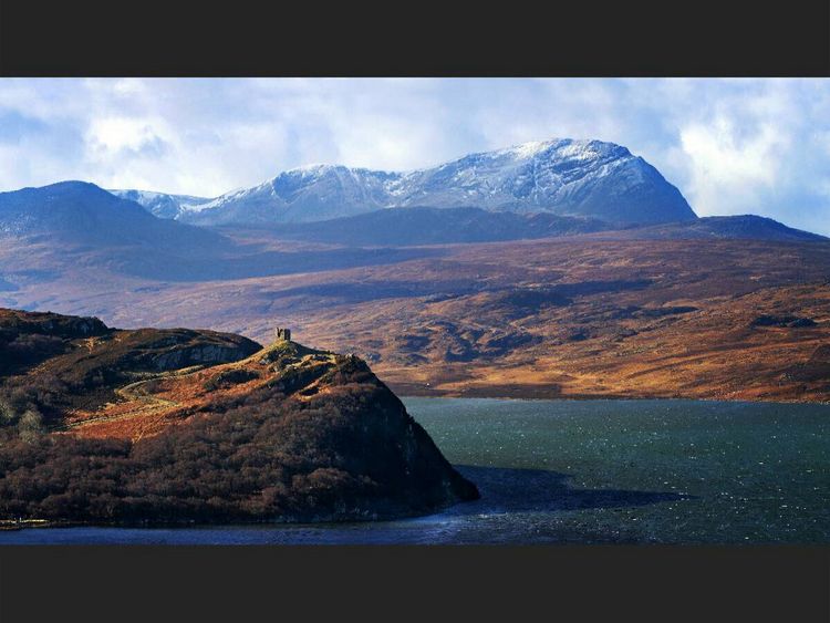 Produktbild: CALVENDO Puzzle Panorama Castle Varrich, Kyle of Tongue, Sutherland, Schottland | 1000 Teile Lege-Gr&ouml;&szlig;e 64x48cm Foto-Puzzle f&uuml;r gl&uuml;ckliche Stunden