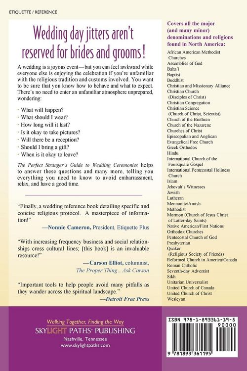 Produktbild: The Perfect Stranger's Guide to Wedding Ceremonies