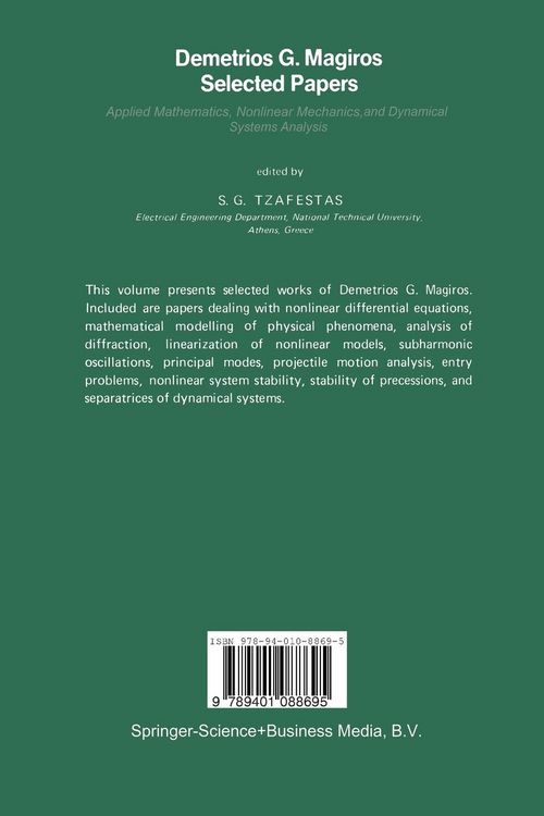 Produktbild: Selected Papers of Demetrios G. Magiros