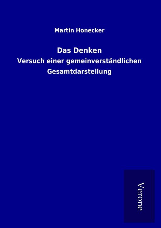 Produktbild: Das Denken