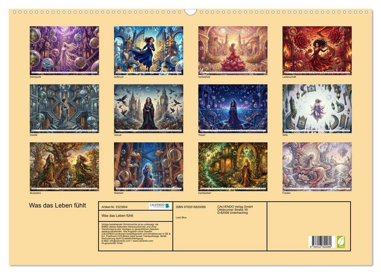 Produktbild: Was das Leben f&uuml;hlt (Wandkalender 2027 DIN A2 quer), CALVENDO Monatskalender
